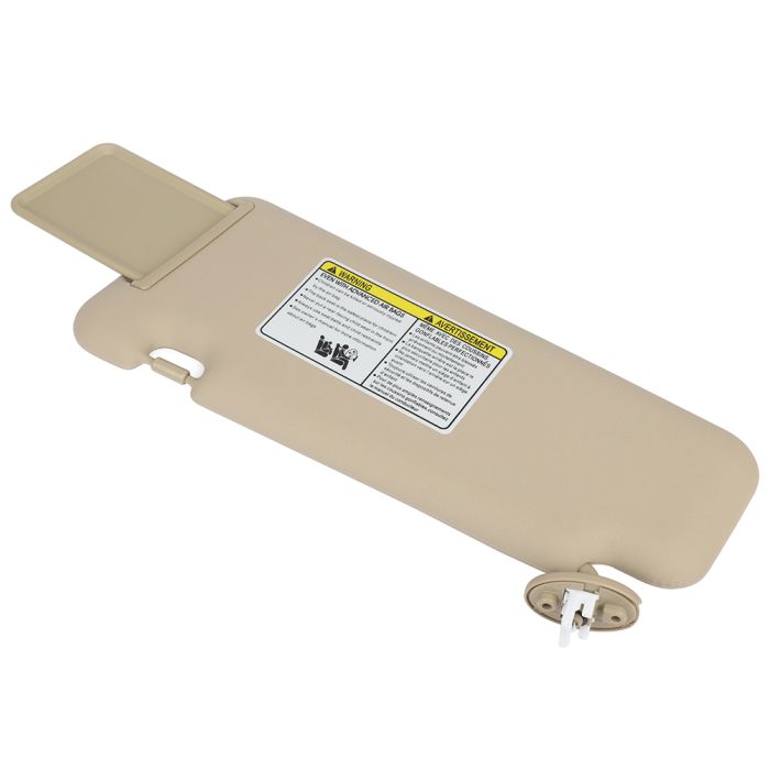 Sun Visor Beige Right Passenger Side with Sunroof for Toyota (74320-48490-E0)- 1 PC 