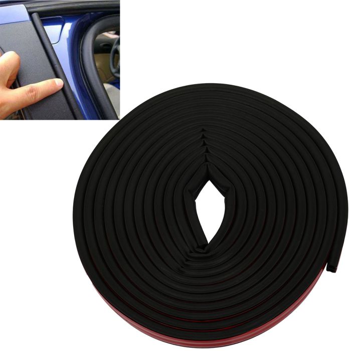 13ft B-Shape Rubber Seal Strip Car Door Edge Lock Moulding Scratch Protector