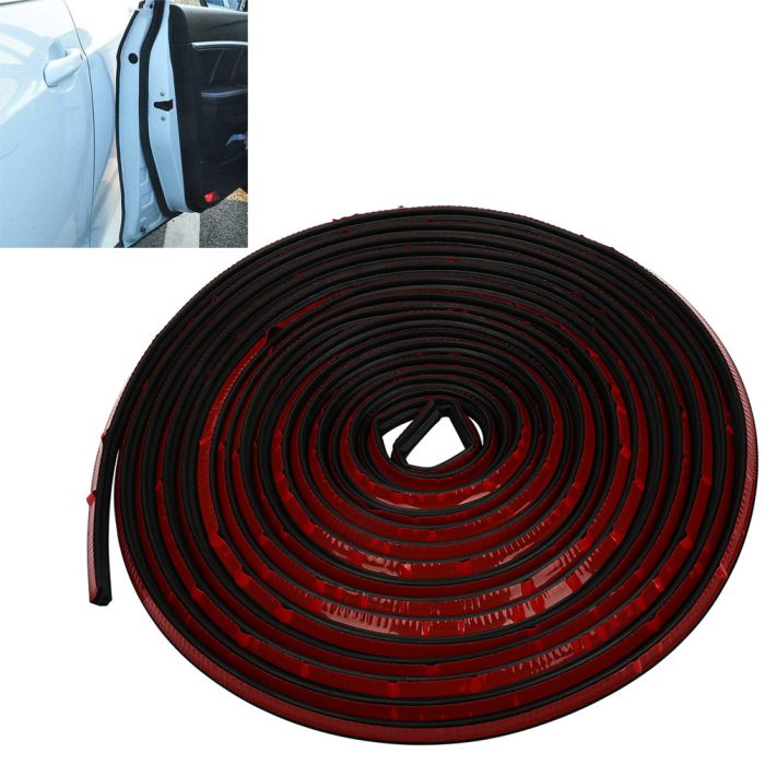 10M L Shape Car Door Rubber Seal Strip Hood Trunk Trim Moulding Weatherstrip