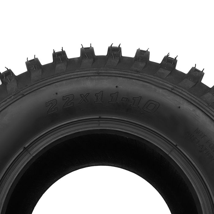 ATV Tire 22x11-10 Fit For All Terrains UTV Tire 6PR Tire No Rim - 1 Piece 