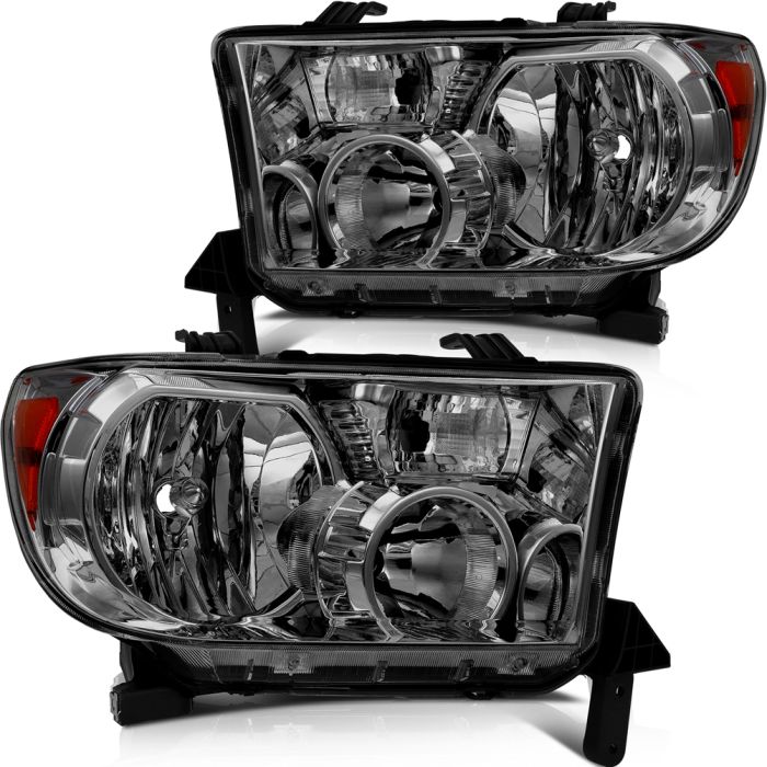 For 2007-2013 Toyota Tundra 2008-2017 Toyota Sequoia Headlight Assembly One Pair 