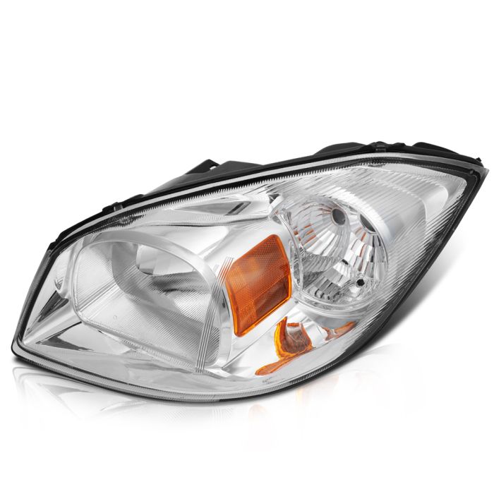 2005-2010 Chevy Cobalt 2007-2010 Pontiac G5 Headlight Assembly Driver and Passenger Side Chrome Housing