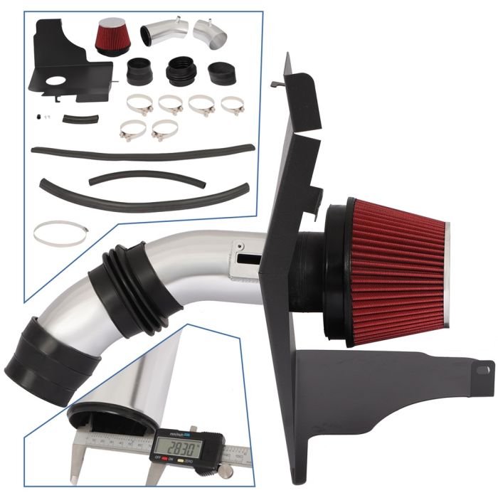 2011-2014 Ford Mustang 3.7L Cold Air Intake Kit With Heat Shield System