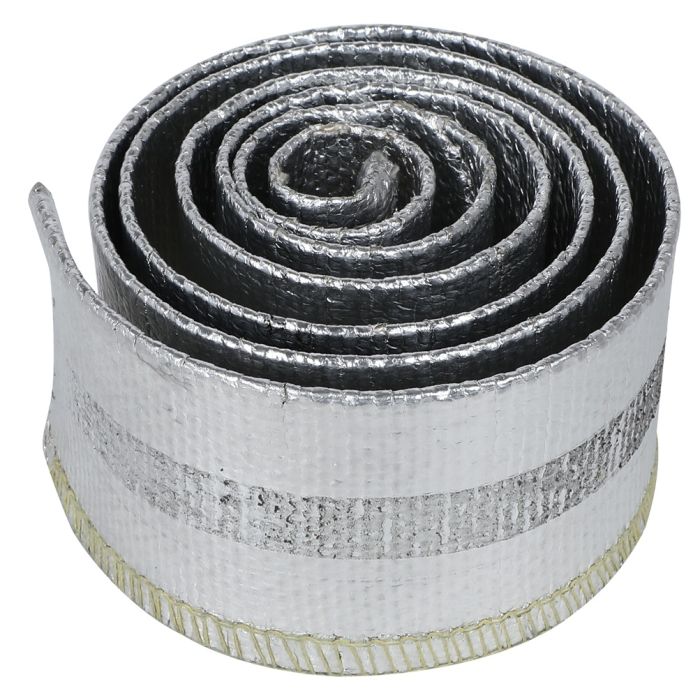 Metallic Heat Shield Sleeve Insulated Wire Hose Cover Wrap Loom Tube 3/4