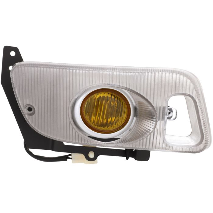 1992-1995 Honda Civic Front Bumper Fog Light Assembly Yellow Lens Driver Passenger Side 