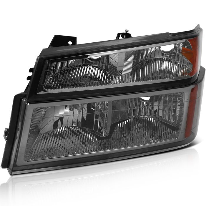 Fits 2004-2012 Chevy Colorado Front Headlight Assembly Left + Right Sides 