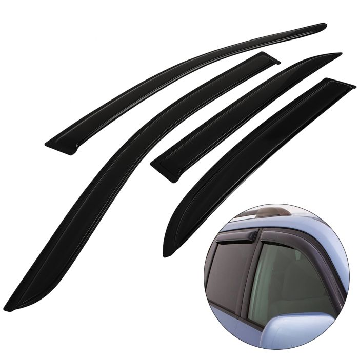 For 03-07 Honda Accord Sedan Window Visor Vent Rain Shades Guards Deflectors