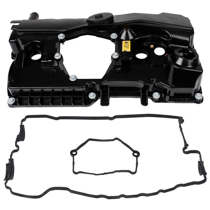 ECCPP Engine Valve Cover W/Gasket for BMW Front 1 Piece 