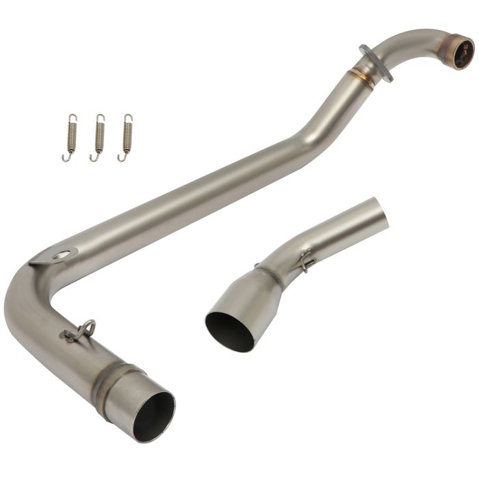High Mount Full Exhaust Muffler System Front Pipe 1pcs 