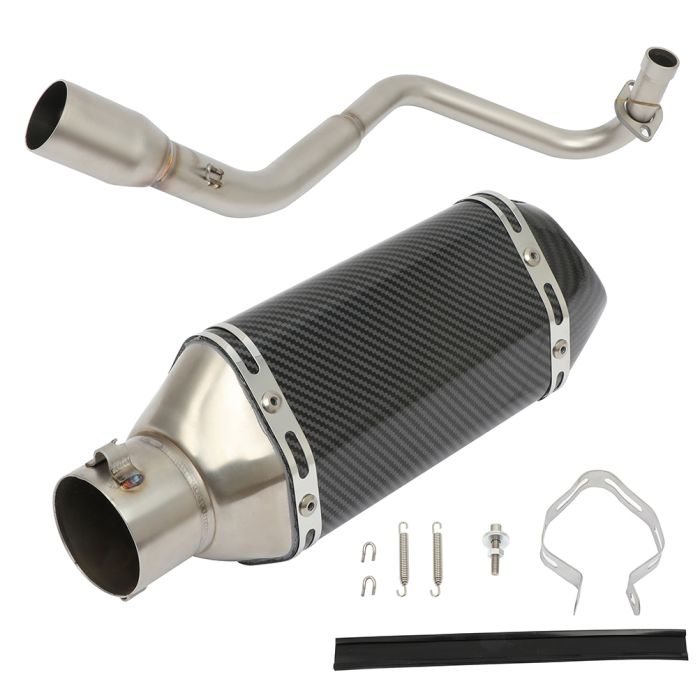 Motorcycle Full Exhaust System Side Pipe End 1pcs 