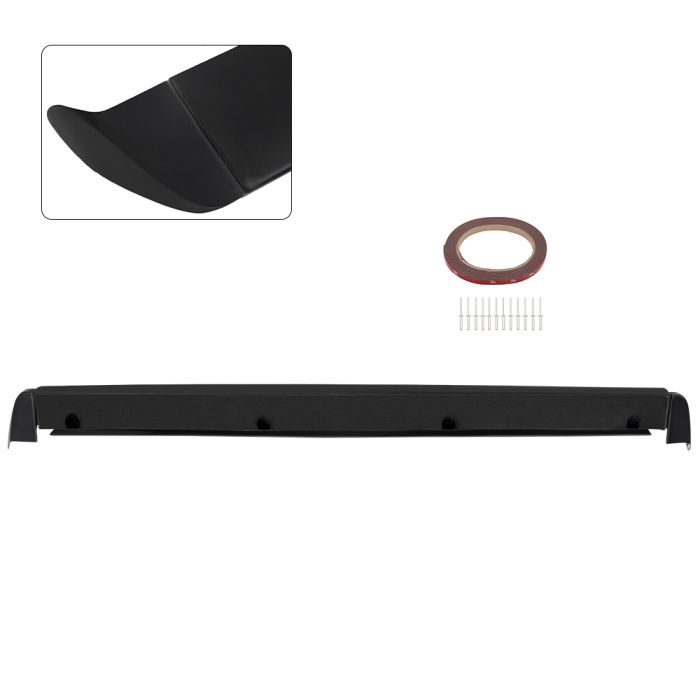 Rear Tailgate Tail Wing Spoiler Lip fit for Chevrolet - 3PCS