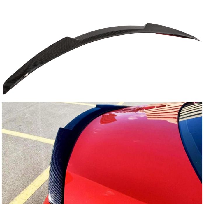 Fits 17-20 INFINITI Q60 Coupe 2DR Real Carbon Fiber Trunk Spoiler Wing