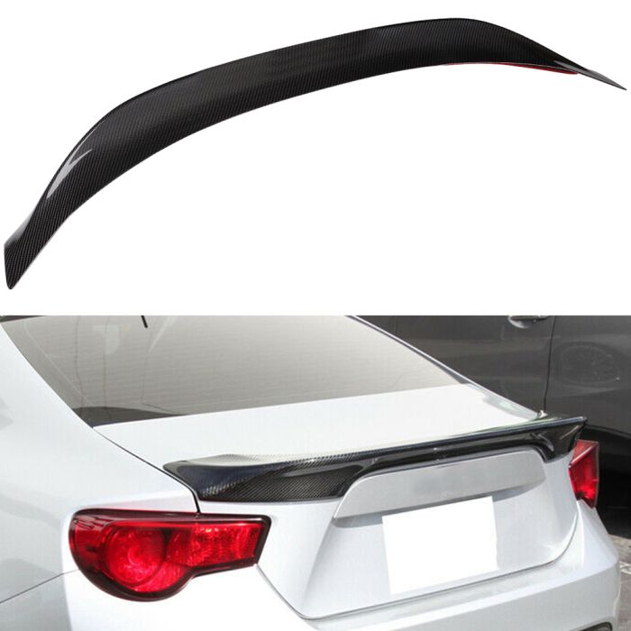 Rear Spoiler TRD Style For 2013-2015 Toyota 86 & Subaru BRZ -Gloss Carbon Look