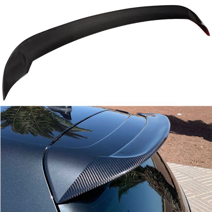 Fits 2010-2013 VW Golf 6 GTI Real Carbon Fiber Roof Spoiler Wing