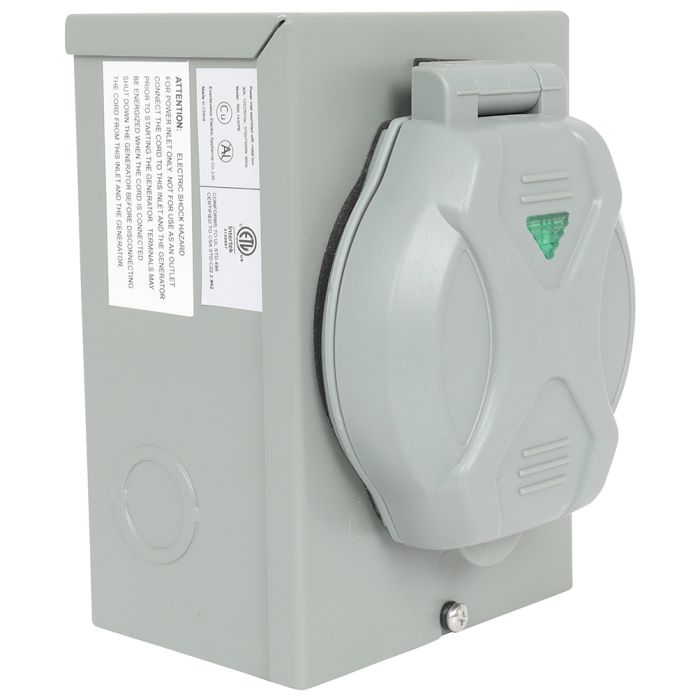 Generator Power Inlet Box 30 Amp 14-30P