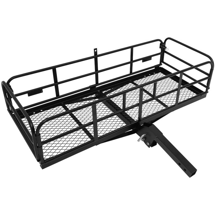 Hitch Rack Mounted Basket Luggage Baggage Carrier Cargo Universal