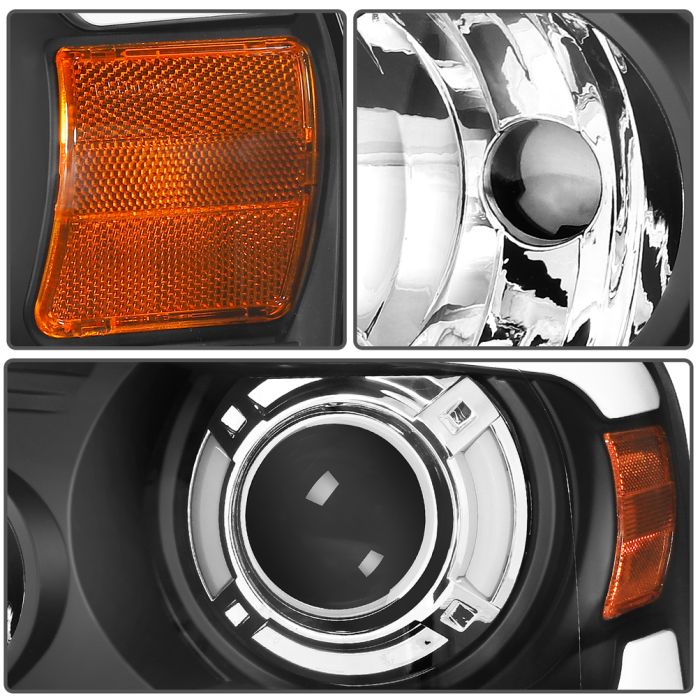 For 2004-2008 Ford F150 Front LED DRL Headlight Assembly Pair Replacement 