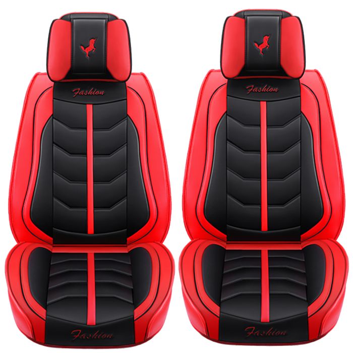 PU Leather 5-Seats Front & Rear Car Seat Cover Cushion Full Set Universal 169617
