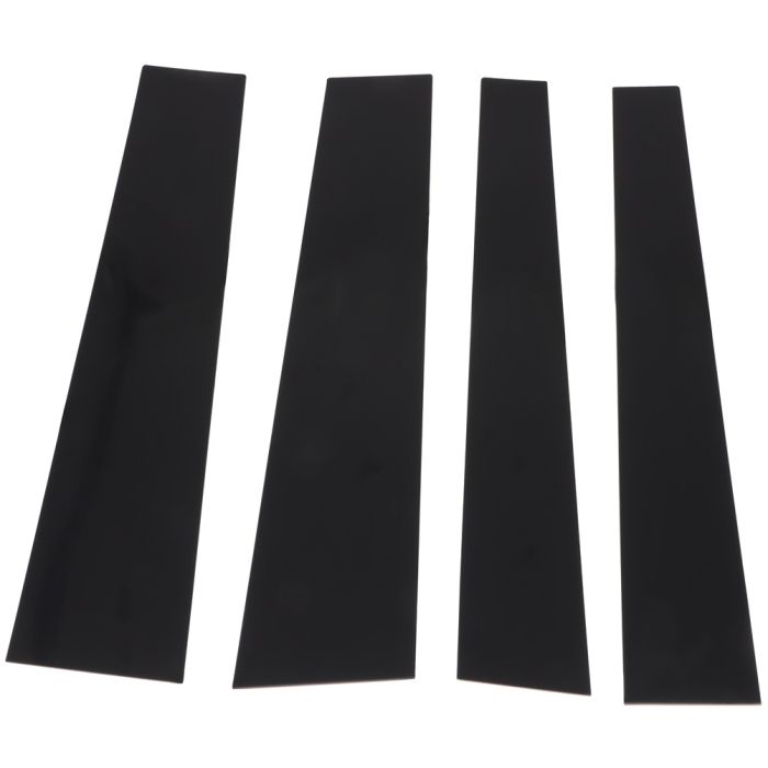 4pcs Piano Black Pillar Posts Door Trim Cover Kit Fit For 2007-20 Toyota Tundra