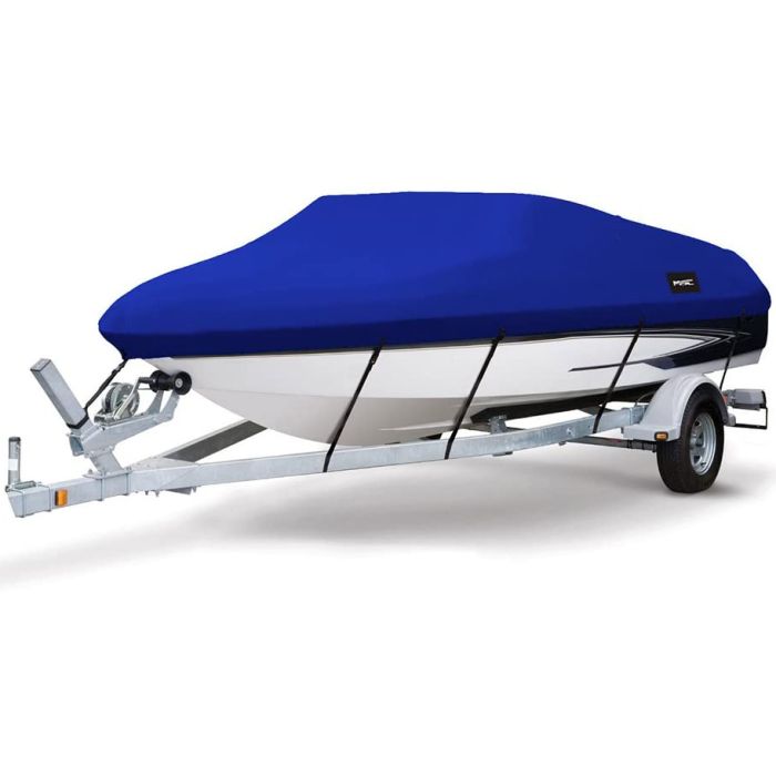 14-16FT-Blue-Deluxe-V-Hull-Fishing-Runabout-Sun-Protection-Boat-Cover-170509