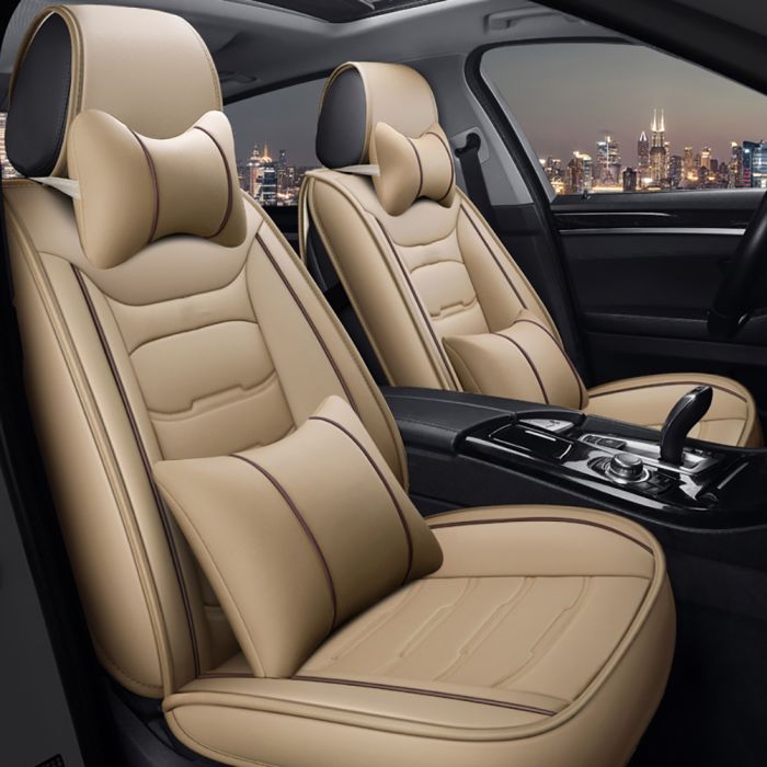 Premium Leather Car Seat Cover For Kia Rio LX+ Hatchback 4-Door 2012 171131