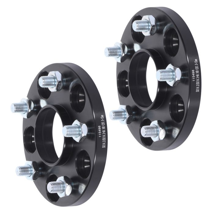 2Pcs 15mm 5x4.5 5 Lug Wheel Spacers For 06-11 Acura CSX 07-23 Acura RDX