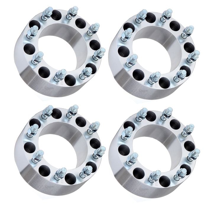 4Pcs 3 inch 8x170 8 Lug Heavy Duty Wheel Spacers For 99-14 Ford F-250 Super Duty Ford F-350 Super Duty