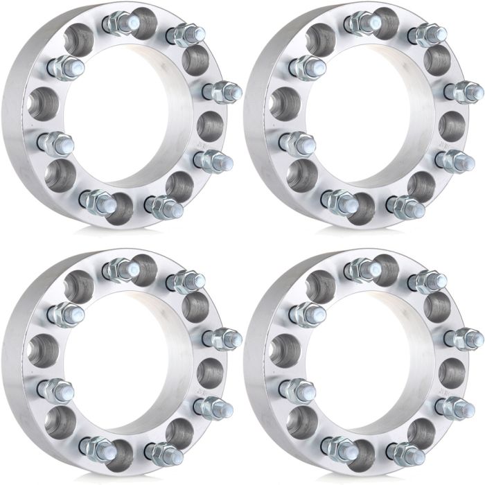4Pcs 2 inch 8x6.5 8 Lug Wheel Spacers For 97-10 Chevrolet Express 2500 96-00 GMC C2500