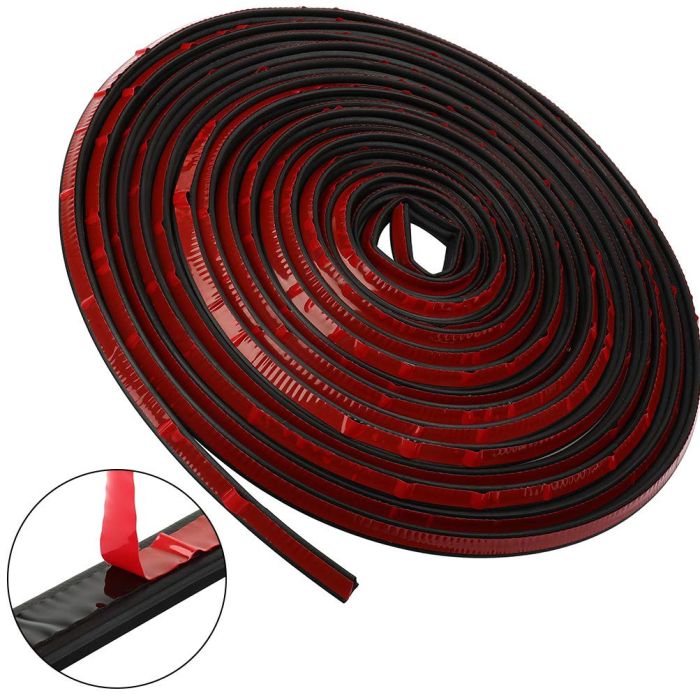 10M L Shape Car Door Rubber Seal Strip Hood Trunk Trim Moulding Weatherstrip