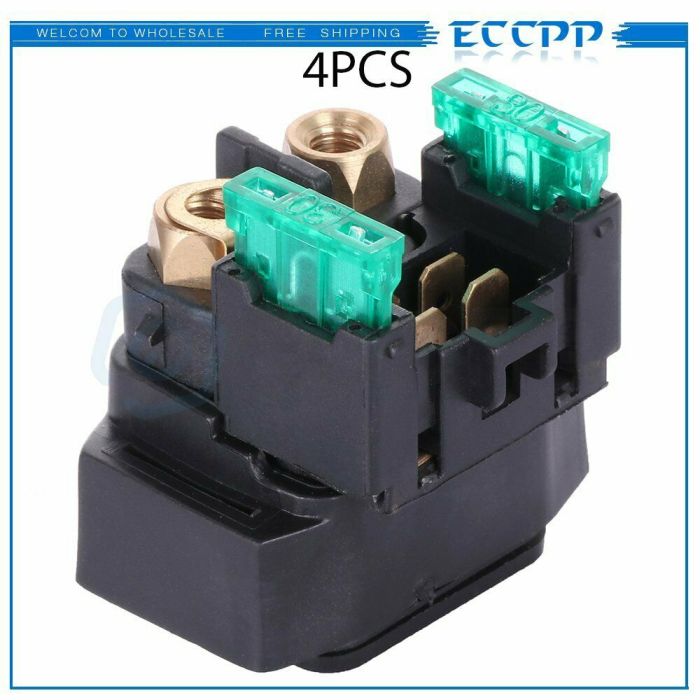 4PCS Starter Relay Solenoid (ADP10244701S) Fit For Yamaha