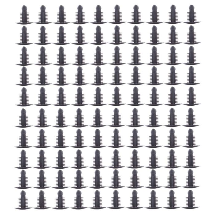 Car Fasteners Push Type Panel Fender clips - 100Piece