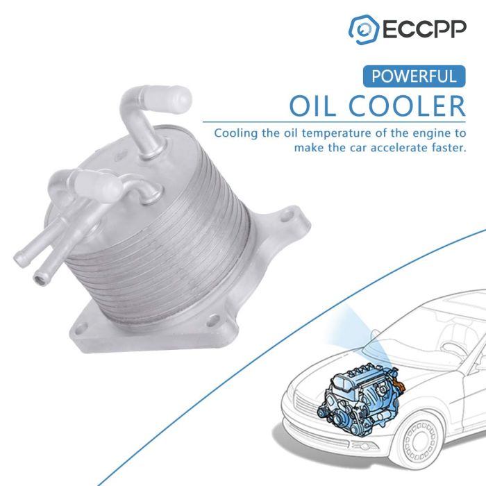 Oil Cooler For Jeep Compass Sport Sport Utility 4-Door 2017 68025160AA