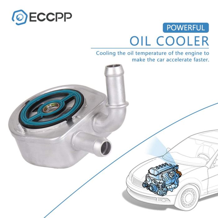 Engine Oil Cooler For Mazda 3 5 6 CX-7 2.3L 2260CC LF6W14700A