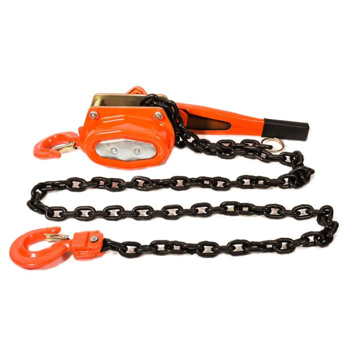  2-Hook Ratchet Lift 3 Ton 10Ft Chain Chain Lever Block Hoist 