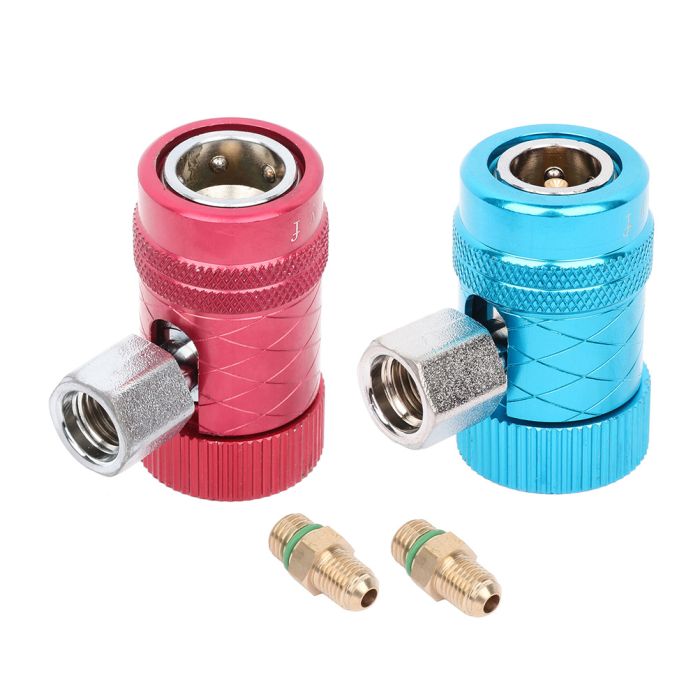 Refrigerant Connector Air Conditioner Replacement Adapter fit for R1234yf-2Pc 