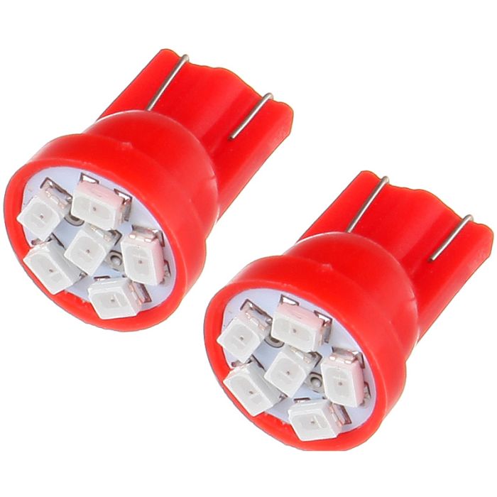 T10 LED Bulb（2825PC175）with Socket 10pcs