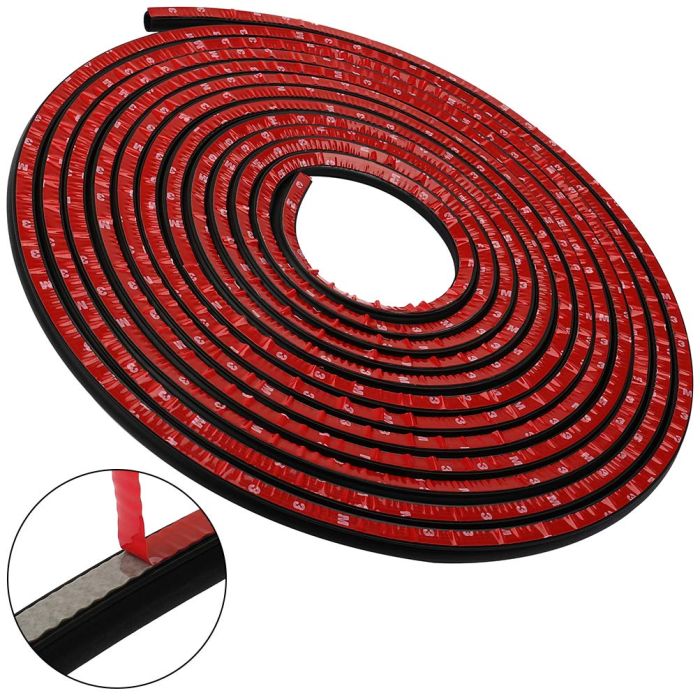 26feet D-Shape Rubber Seal Car Truck Door Window Trim Hollow Weather Strip