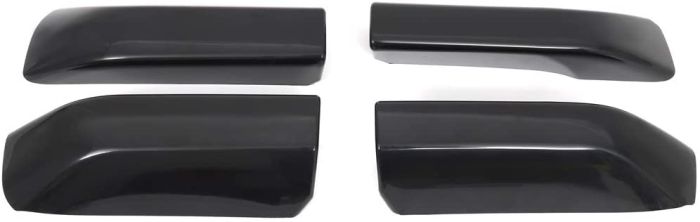 Roof Side Rails End Covers Fit for Toyota 4Runner 2010-2021 - 4pcs 