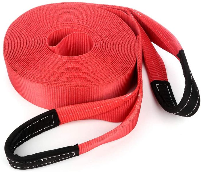 Red Tie Down Straps 3 inch 65 feet 17500 LBs