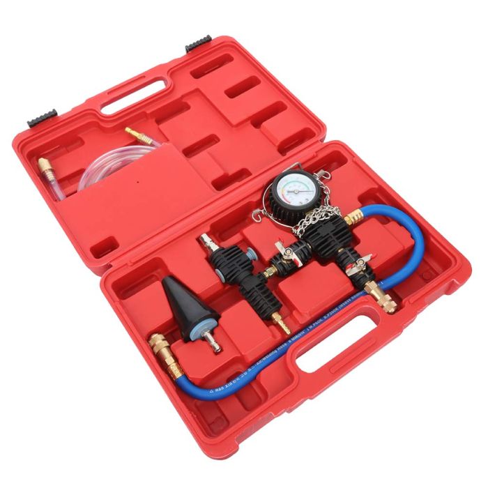 Auto Car Radiator Pressure Tester Vacuum Purge Cooling System Refill Tool Kit US