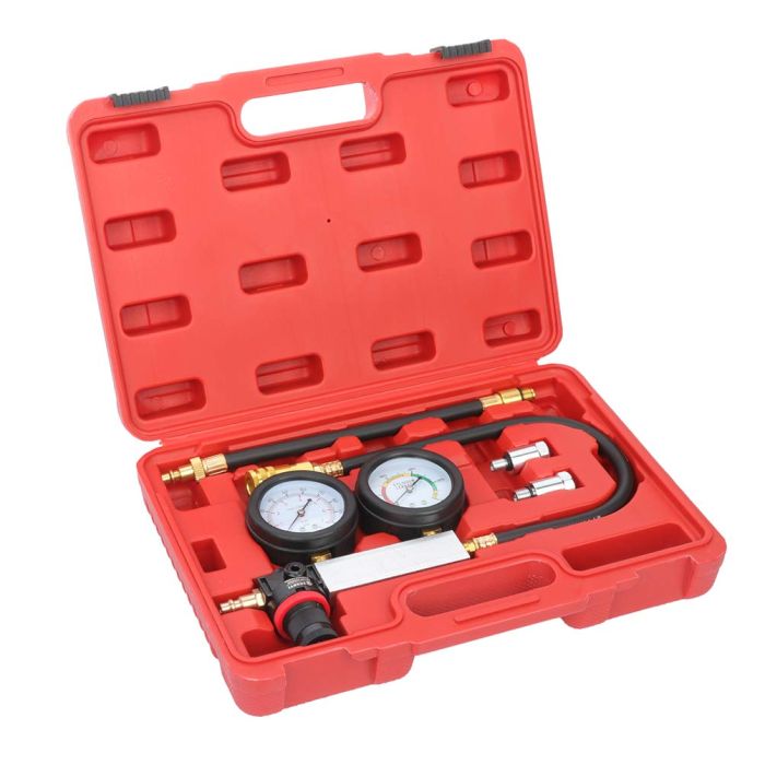 Petrol Engine Compression Leakage Leakdown Detector Cylinder Leak Tester Kits