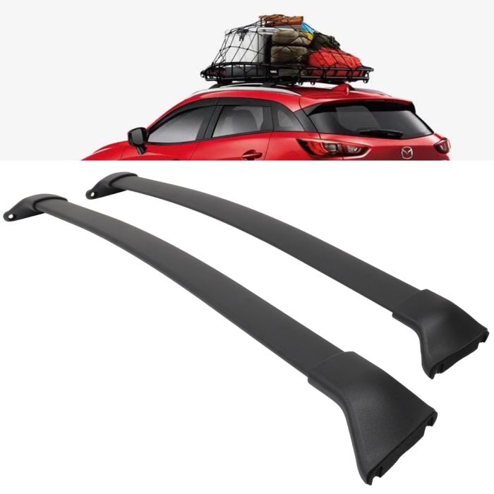 Fit For Mazda CX-3 2016- 2019 Land Rover LR4 2011-2016 Cross Bar Top Roof Racks Luggage 2Pcs 
