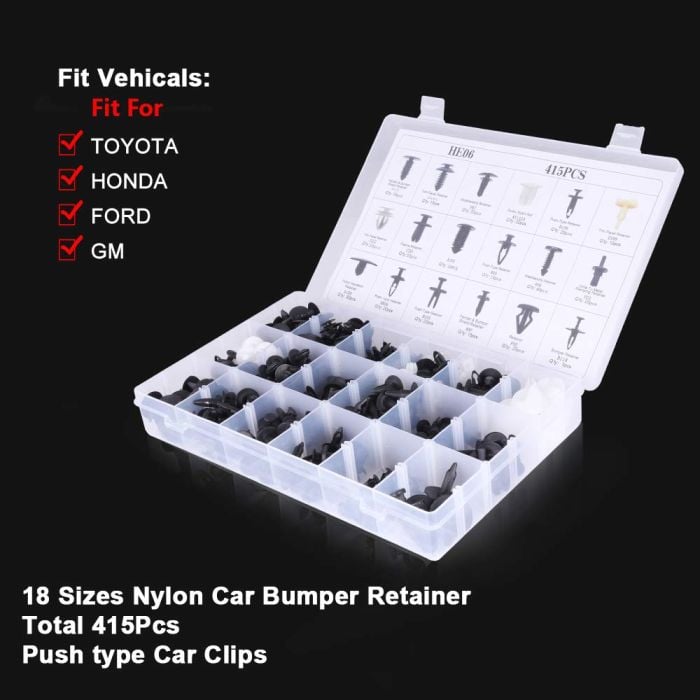 Car Push Pin Rivet Trim Clip Panel Retainer Kit For Chrysler -1 Pcs
