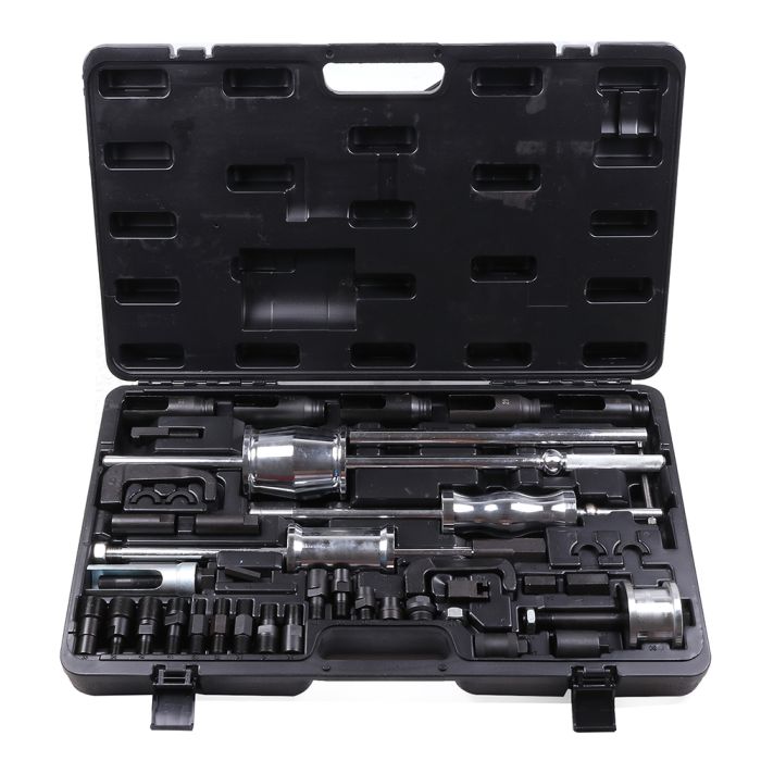 40Pc Diesel Common Rail Injector Puller Set Remover Master Injection Tool Kit