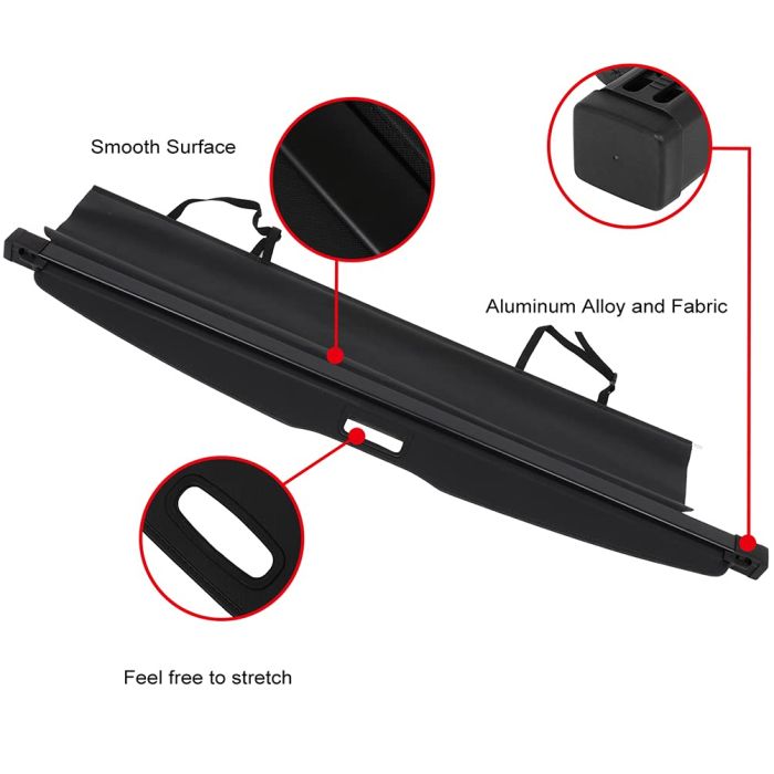 Cargo Cover Shade For Toyota 4Runner - 1 Piece