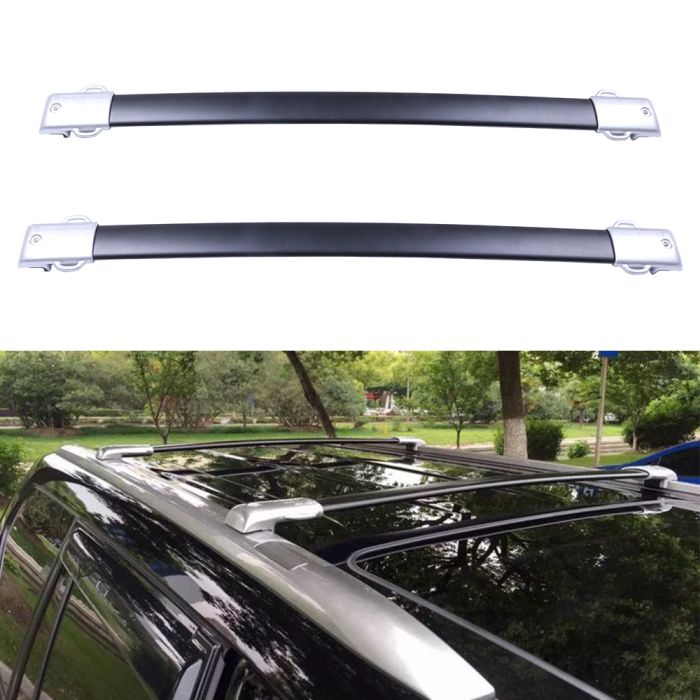 2010-2022 Lexus GX460 Top Roof Rack Cross Bars Set Aluminum Black Luggage Rack