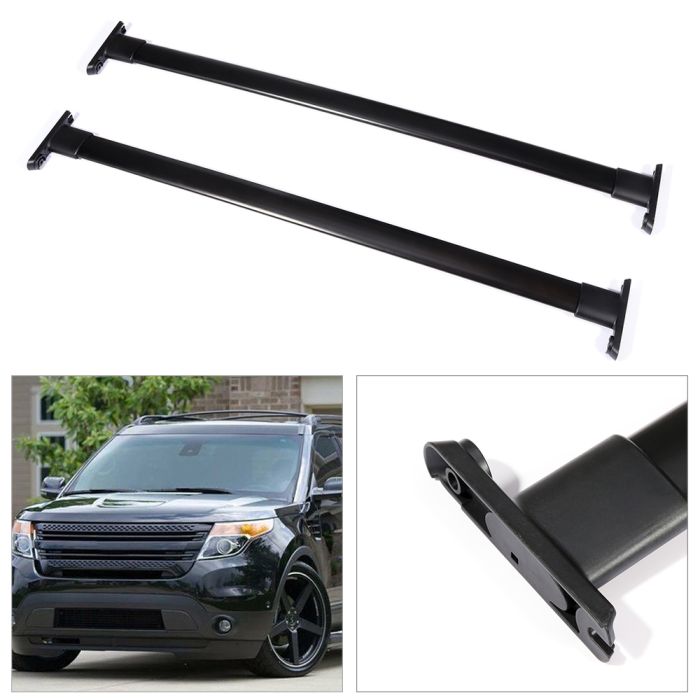 For Ford Explorer 2011-2015 Roof Rack Cross Bars Oe Style Pair Luggage Cargo Carrier 2Pcs 