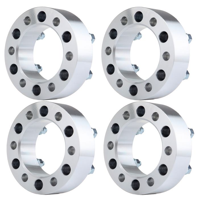 4Pcs 2 inch 6x5.5 6 Lug Wheel Spacers For 97-03 Infiniti QX4 98-04 Nissan Frontier (108mm Bore, 12x1.25 Studs)