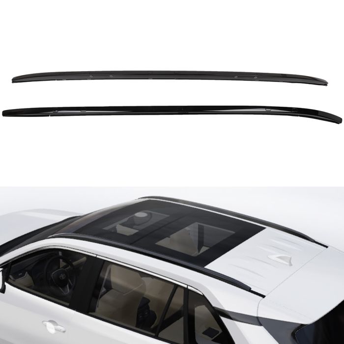 For Mazda Cx-5 2017 -2019 Aluminum Rubber Roof Rack Cross Bars Luggage Carrier 