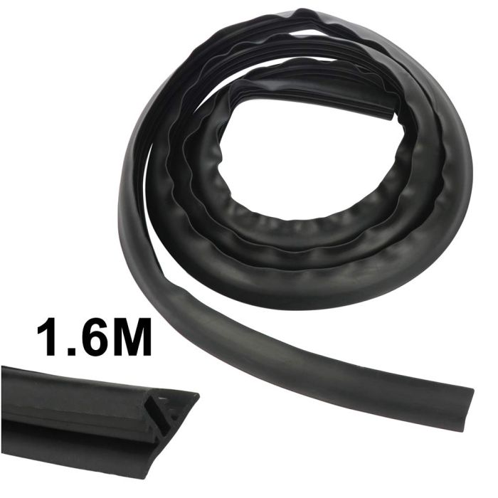 1.6M Black Rubber Seal Strip
